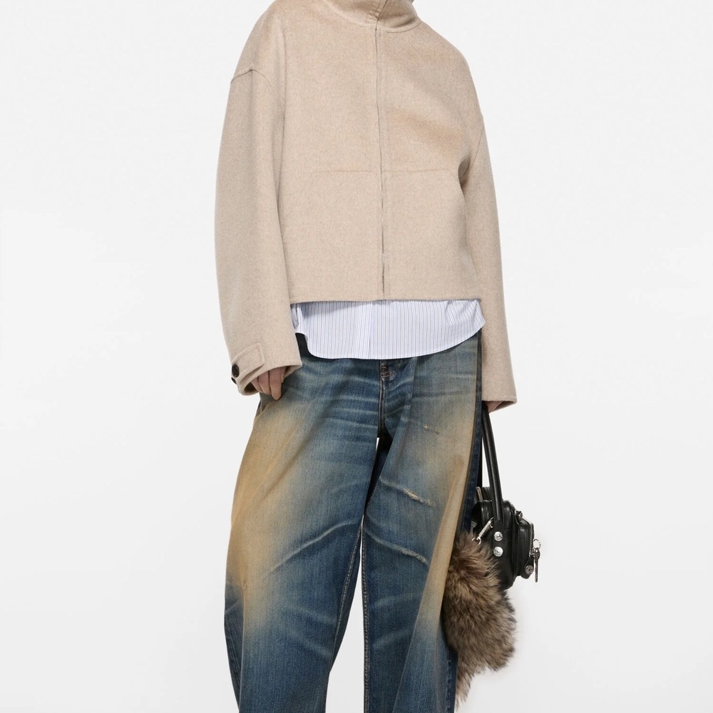 Acne Studios Wool cashmere Zip Jacket size 32 - Picture 14 of 14